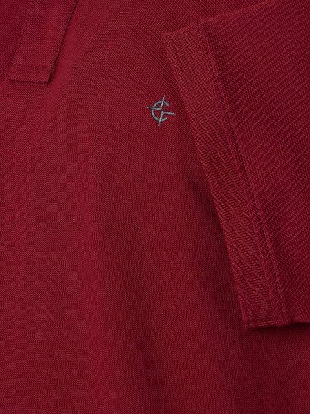 CASAMODA Polo Rosso scuro Extrafeine Qualität - Vista 2