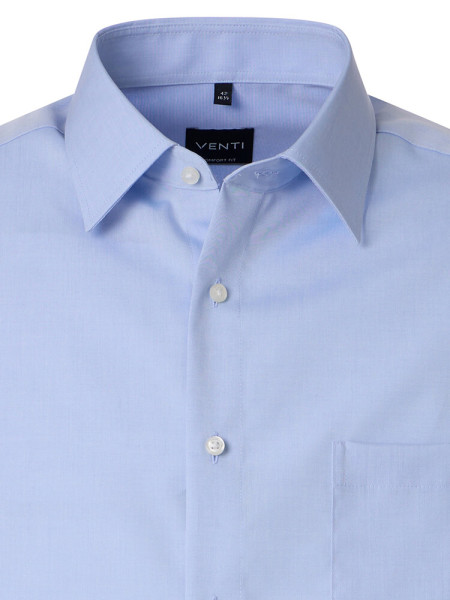 VENTI Comfort Fit Camicia Azzurro Kent Popeline - Vista 1