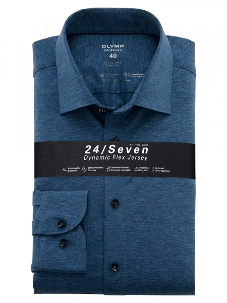 Camicia in jersey OLYMP Level Five 24/Seven body fit
