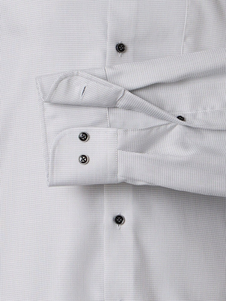 VENTI Comfort Fit Camicia Grigio chiaro Kent Struktur - Vista 2