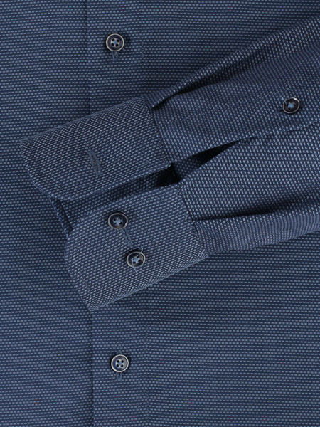 CASAMODA Regular Fit Camicia Blu scuro Kent Natté - Vista 2