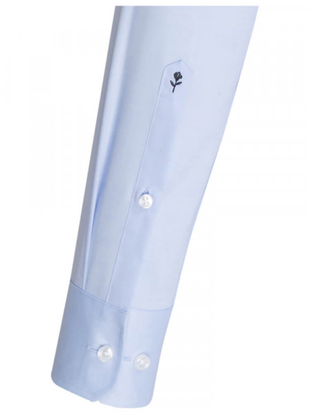 SEIDENSTICKER Slim Fit Camicia Azzurro Business Kent Chambray - Vista 1