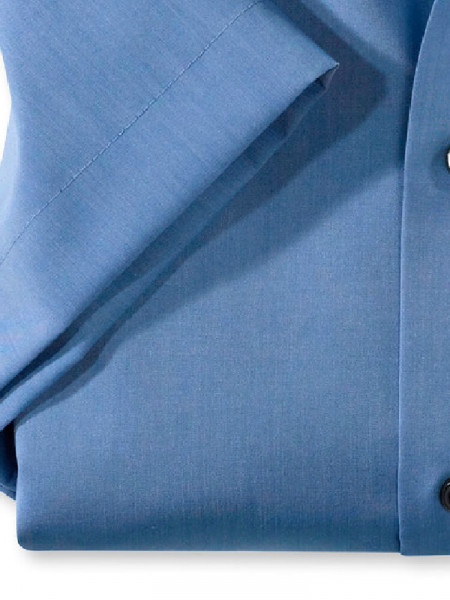 OLYMP Comfort Fit Camicia Blu medio New Kent Chambray - Vista 2