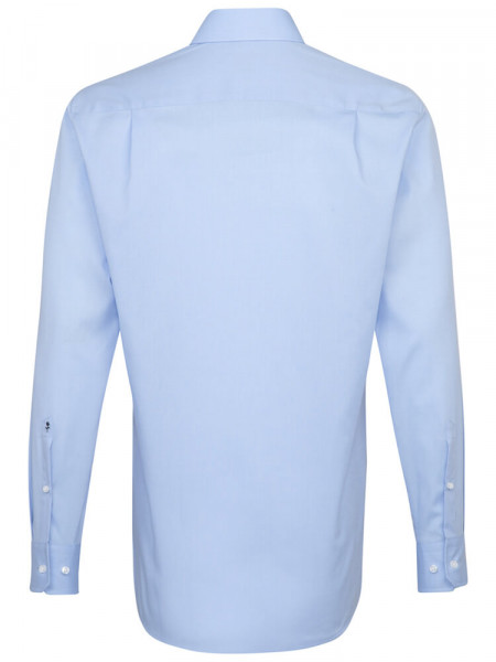 SEIDENSTICKER Regular Fit Camicia Azzurro Business Kent Fil à Fil