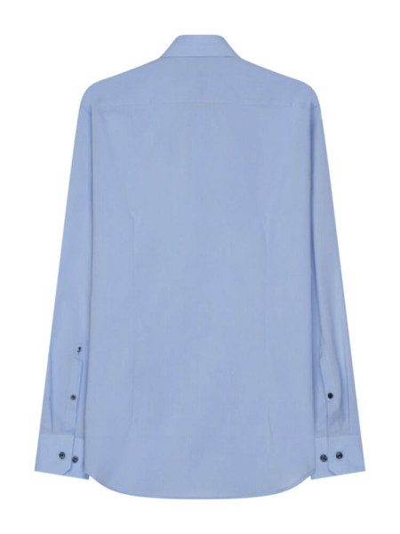 SEIDENSTICKER Tailored Fit Camicia Azzurro Business Kent Fil à Fil