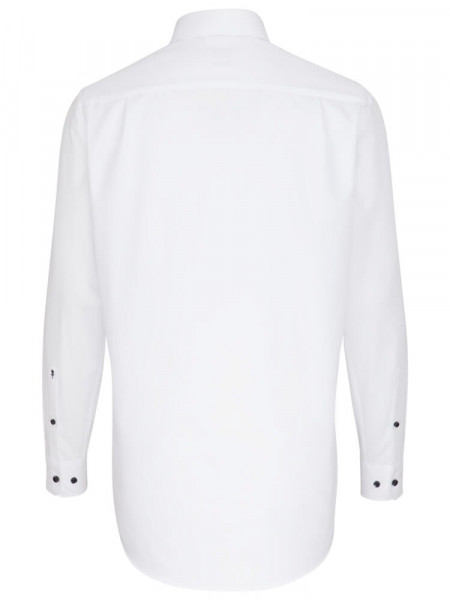 SEIDENSTICKER Regular Fit Camicia Bianco Business Kent Popeline