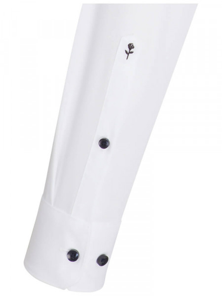 SEIDENSTICKER Extra Slim Fit Camicia Bianco Business Kent Popeline - Vista 1