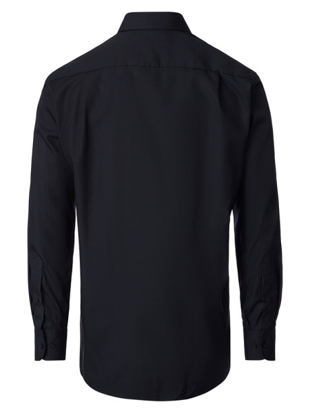 VENTI Comfort Fit Camicia Nero Kent Popeline