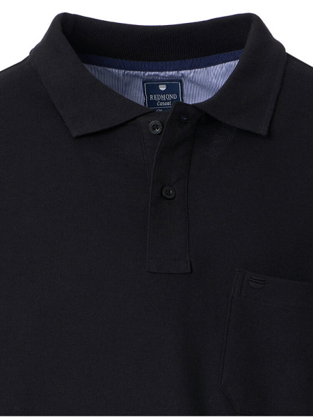 REDMOND Polo Nero Piqué - Vista 1