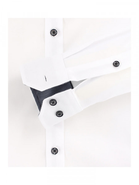 VENTI Slim Fit Camicia Bianco Kent Twill - Vista 2