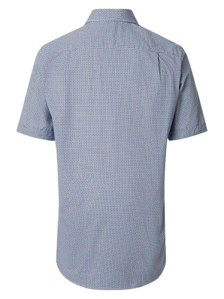 REDMOND Regular Fit Camicia Rosso Kent Print