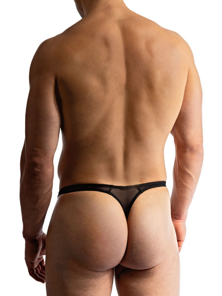 MANSTORE Regular Fit Nero Microfaser