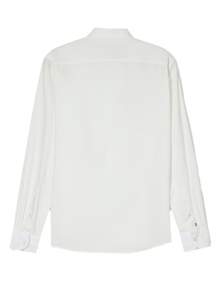 OLYMP Regular Fit Camicia Bianco Button-Down Fein Oxford - Vista 1