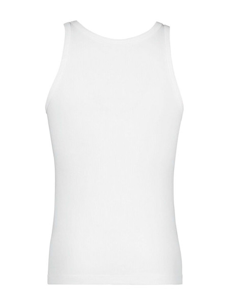 HUBER Regular Fit Bianco Doppelrippenstich - Vista 2