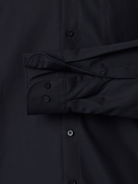 VENTI Comfort Fit Camicia Nero Kent Twill - Vista 2