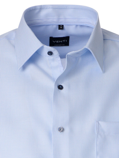 VENTI Comfort Fit Camicia Azzurro Kent Struktur - Vista 1