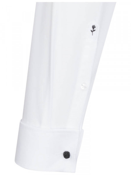 SEIDENSTICKER Tailored Fit Camicia Bianco Business Kent Popeline - Vista 1