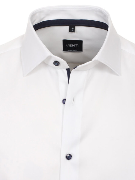 VENTI Regular Fit Camicia Bianco Kent Struktur - Vista 1