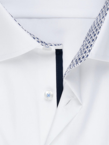 SEIDENSTICKER Regular Fit Camicia Bianco Business Kent Popeline - Vista 1