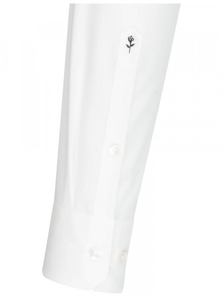 SEIDENSTICKER Slim Fit Camicia Beige chiaro Business Kent Popeline - Vista 1