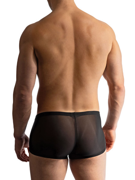 MANSTORE Regular Fit Nero Microfaser