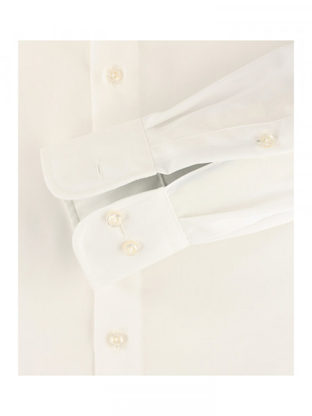 CASAMODA Comfort Fit Camicia Beige chiaro Kent Popeline - Vista 2