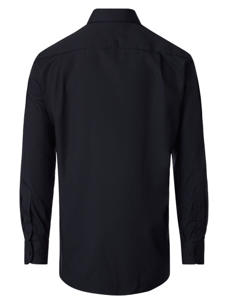 VENTI Regular Fit Camicia Nero Kent Twill