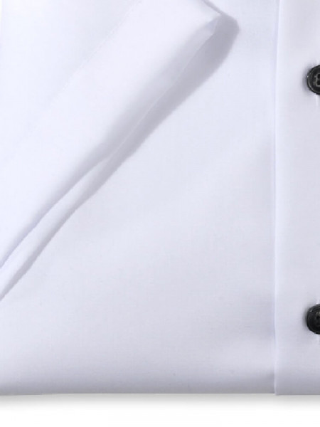 OLYMP Regular Fit Camicia Bianco Global Kent Popeline - Vista 2
