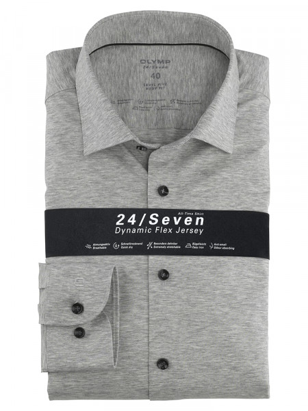 Camicia in jersey OLYMP Level Five 24/Seven body fit