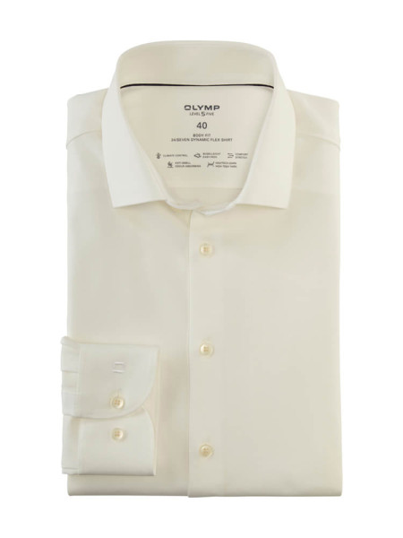 Camicia da ufficio OLYMP Level Five 24/Seven body fit