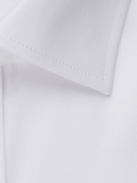 SEIDENSTICKER Slim Fit Camicia Bianco Business Kent Popeline - Vista 3