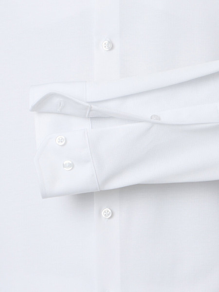 VENTI Slim Fit Camicia Bianco Kent Jersey - Vista 2