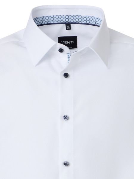 VENTI Regular Fit Camicia Bianco Kent Popeline - Vista 1