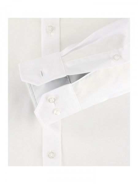 VENTI Slim Fit Camicia Bianco Kent Popeline - Vista 2