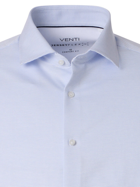VENTI Comfort Fit Camicia Azzurro Kent Jersey - Vista 1
