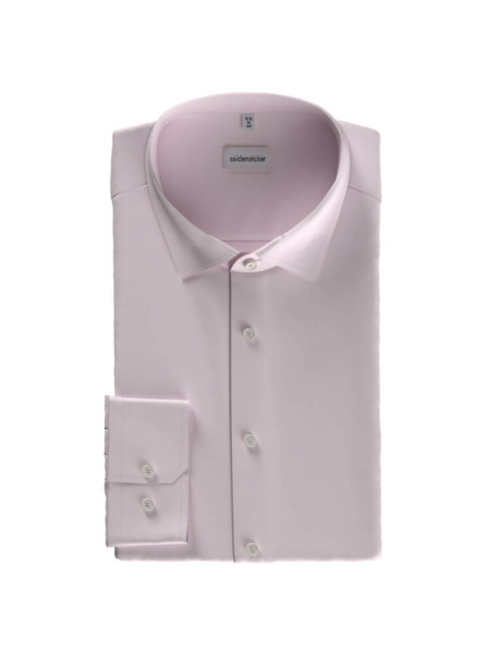 SEIDENSTICKER Slim Fit Camicia Rosé Business Kent Twill - Vista 1