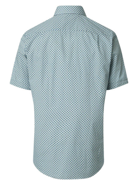 REDMOND Comfort Fit Camicia Azzurro Kent Print