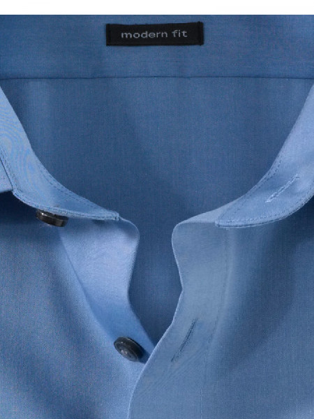 OLYMP Regular Fit Camicia Blu medio New Kent Chambray - Vista 1