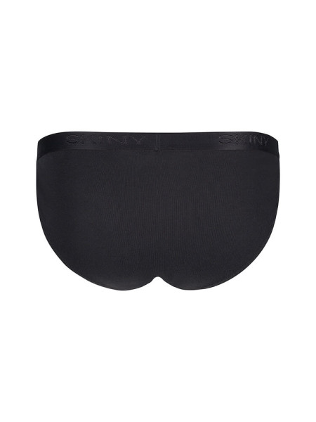 SKINY Regular Fit Nero Feinripp - Vista 2