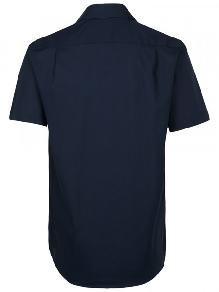 SEIDENSTICKER Regular Fit Camicia Marino Business Kent Popeline