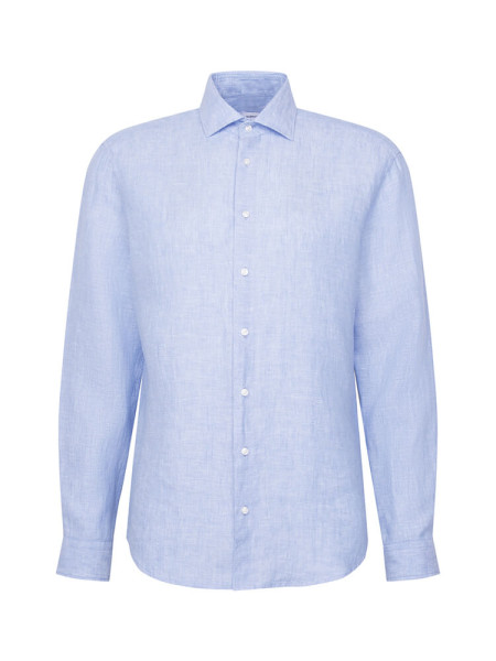 SEIDENSTICKER Regular Fit Camicia Azzurro New Kent Leinen