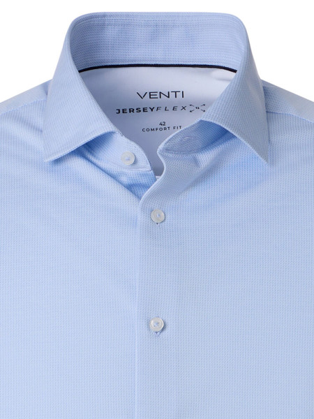 VENTI Comfort Fit Camicia Azzurro Kent Jersey - Vista 1