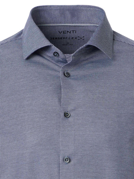 VENTI Slim Fit Camicia Blu scuro Kent Jersey - Vista 1