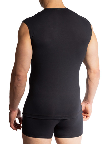 OLAF BENZ Regular Fit Nero Feinripp