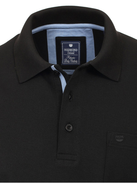 REDMOND Polo Nero Jersey - Vista 1