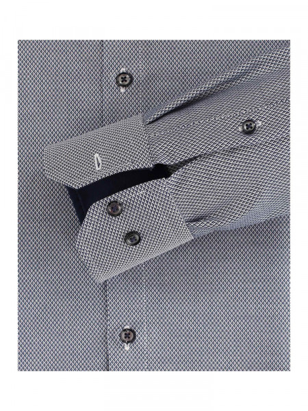VENTI Regular Fit Camicia Blu scuro Button-Down Dobby - Vista 2
