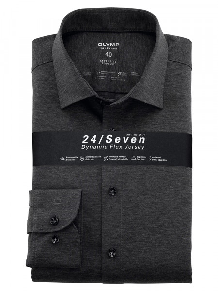 Camicia in jersey OLYMP Level Five 24/Seven body fit