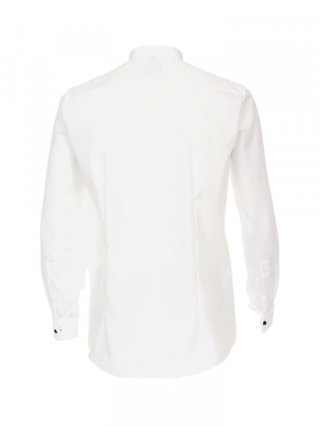 VENTI Regular Fit Camicia Bianco Kläppchen Popeline