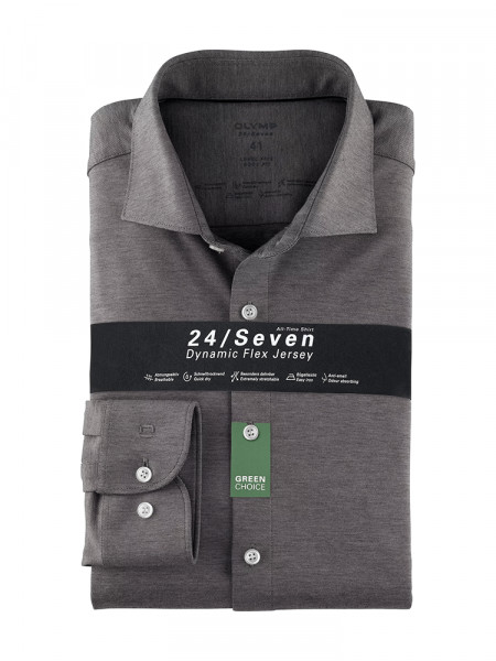 Camicia in jersey OLYMP Level Five 24/Seven body fit