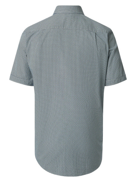 REDMOND Regular Fit Camicia Antracite Kent Print